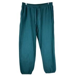 Lululemon Polar Fleece Jogger Green Jasper Men's Size Large EUC